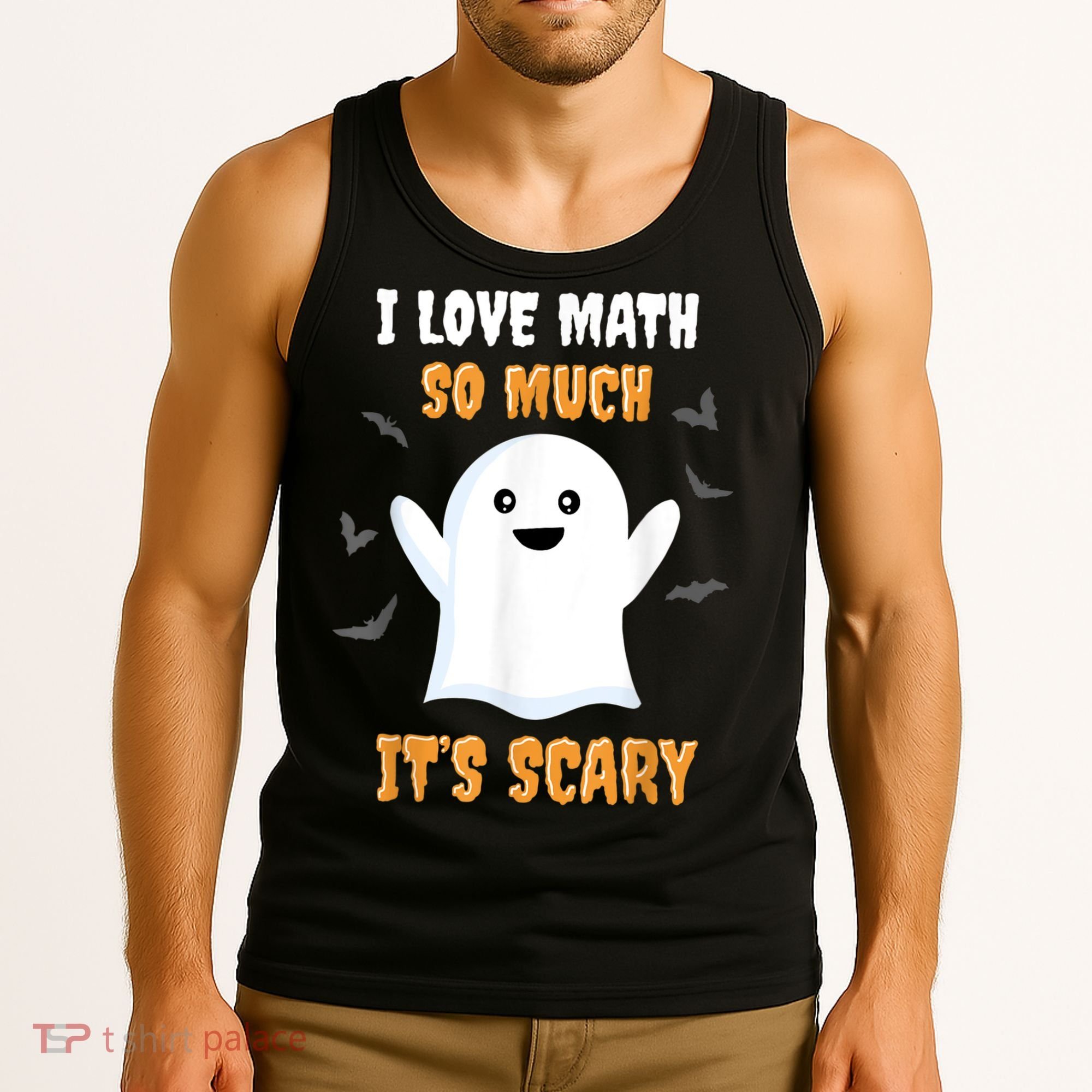 Math Teacher Halloween Funny Math Class School Mathematician Tank Top
