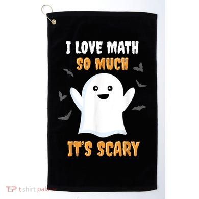 Math Teacher Halloween Funny Math Class School Mathematician Golf Towel