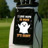 Math Teacher Halloween Funny Math Class School Mathematician Golf Towel thumb 2