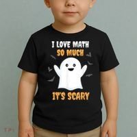 Math Teacher Halloween Funny Math Class School Mathematician Toddler T-Shirt thumb 2
