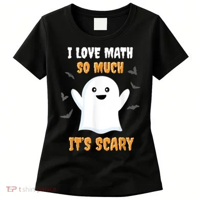 Math Teacher Halloween Funny Math Class School Mathematician Women's T-Shirt