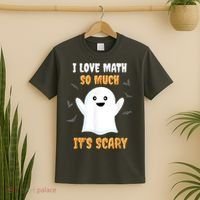 Math Teacher Halloween Funny Math Class School Mathematician T-Shirt thumb 2