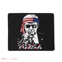 Merica Trump Happy American Flag Mousepad thumb 0