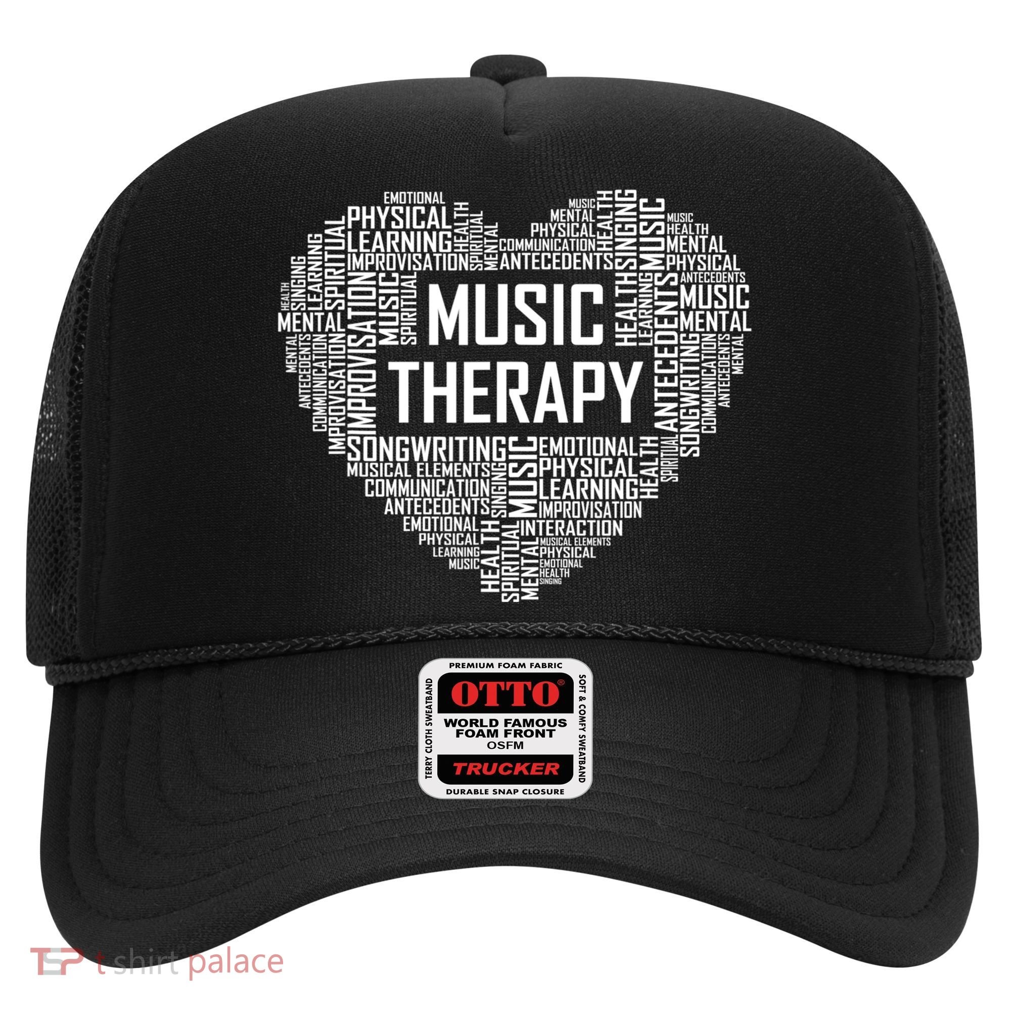 Music Therapy Heart Gift Therapist Appreciation Graduation Gift Hat