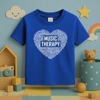Music Therapy Heart Gift Therapist Appreciation Graduation Gift Toddler T-Shirt thumb 3