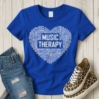 Music Therapy Heart Gift Therapist Appreciation Graduation Gift Women's T-Shirt thumb 3