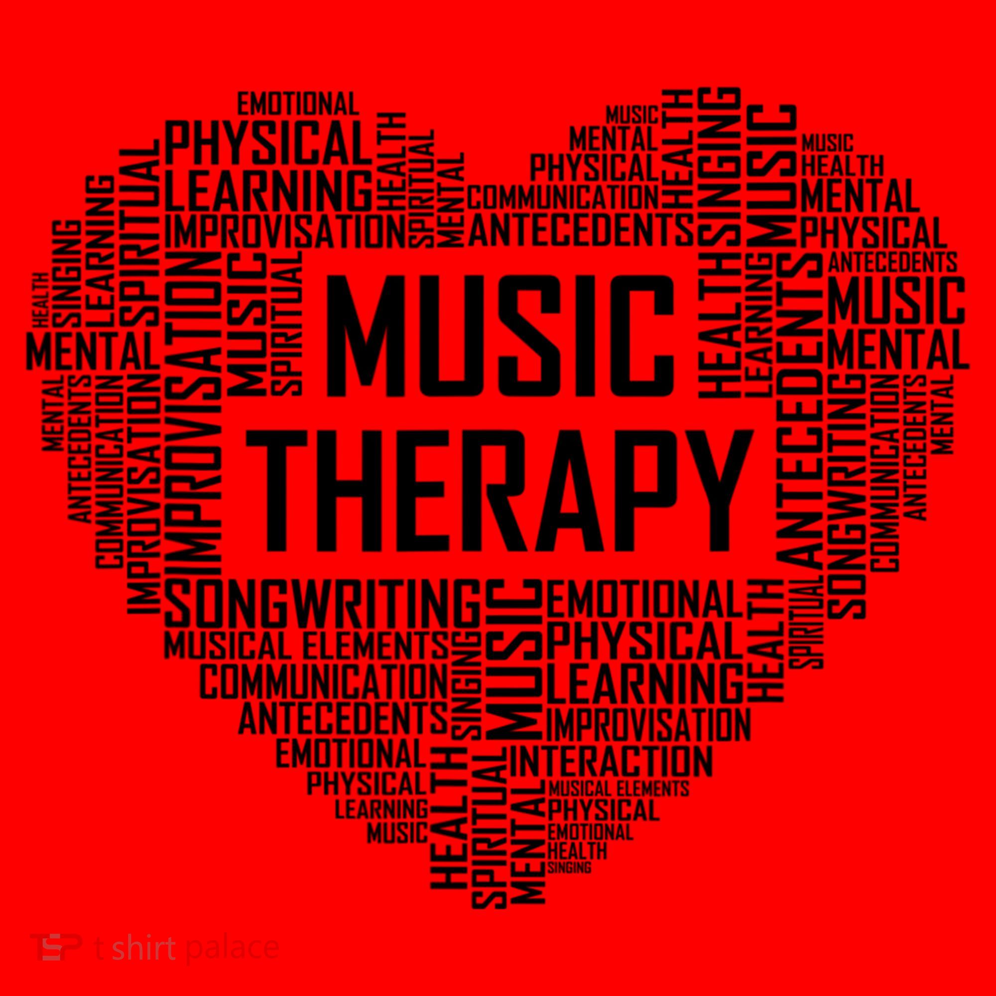 Music Therapy Heart Gift Therapist Appreciation Graduation Gift Santa Hat