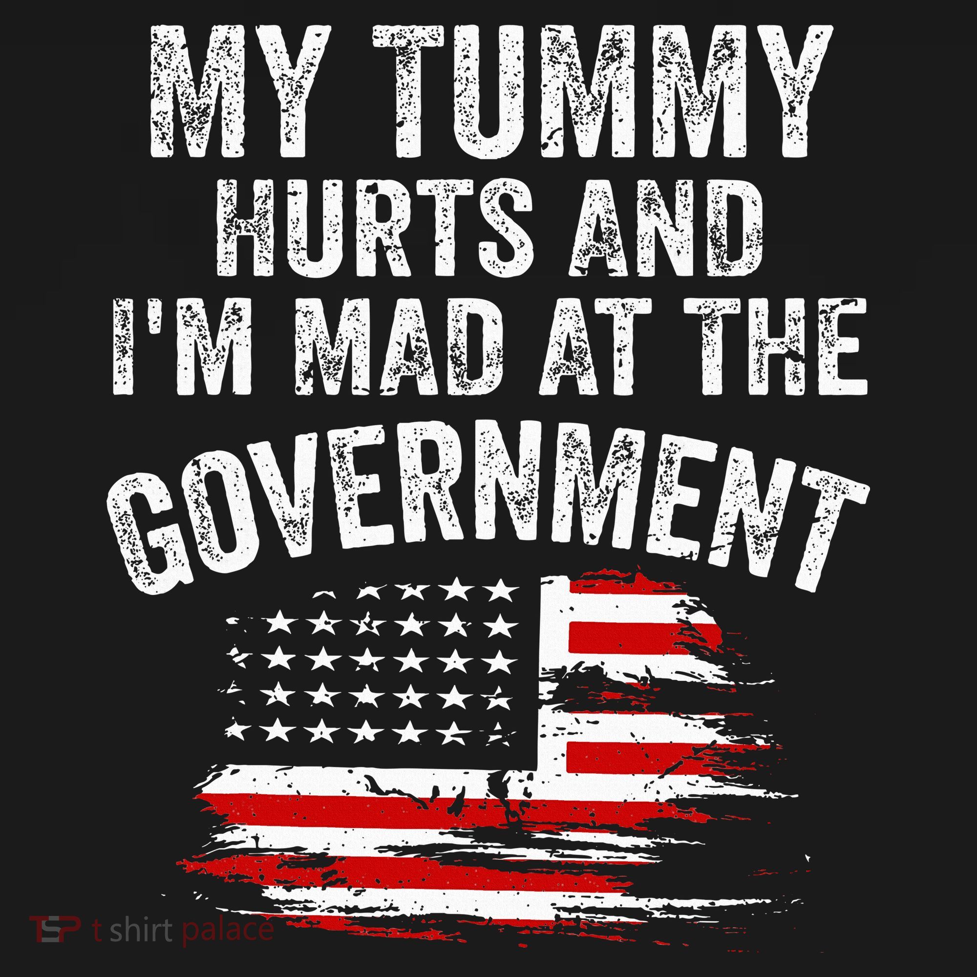 My Tummy Hurts And I'm MAD At The Government Meme Baby Bodysuit