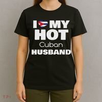 Married To Hot Cuba Man I Love My Hot Cuban Husband T-Shirt thumb 4