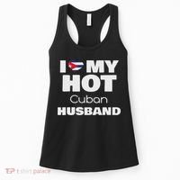 Married To Hot Cuba Man I Love My Hot Cuban Husband Women's Tank Top thumb 0