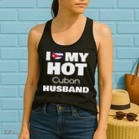 Married To Hot Cuba Man I Love My Hot Cuban Husband Women's Tank Top thumb 2