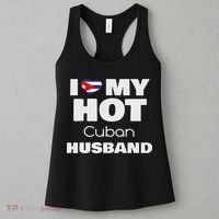 Married To Hot Cuba Man I Love My Hot Cuban Husband Women's Tank Top thumb 3