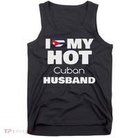 Married To Hot Cuba Man I Love My Hot Cuban Husband Tank Top thumb 0