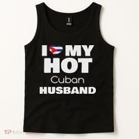 Married To Hot Cuba Man I Love My Hot Cuban Husband Tank Top thumb 2