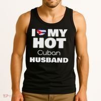 Married To Hot Cuba Man I Love My Hot Cuban Husband Tank Top thumb 3