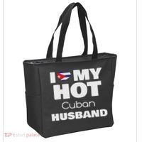 Married To Hot Cuba Man I Love My Hot Cuban Husband Tote Bag thumb 2