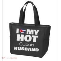Married To Hot Cuba Man I Love My Hot Cuban Husband Tote Bag thumb 3