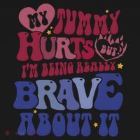 My Tummy Hurts Tummy Ache Survivor Coaster thumb 2