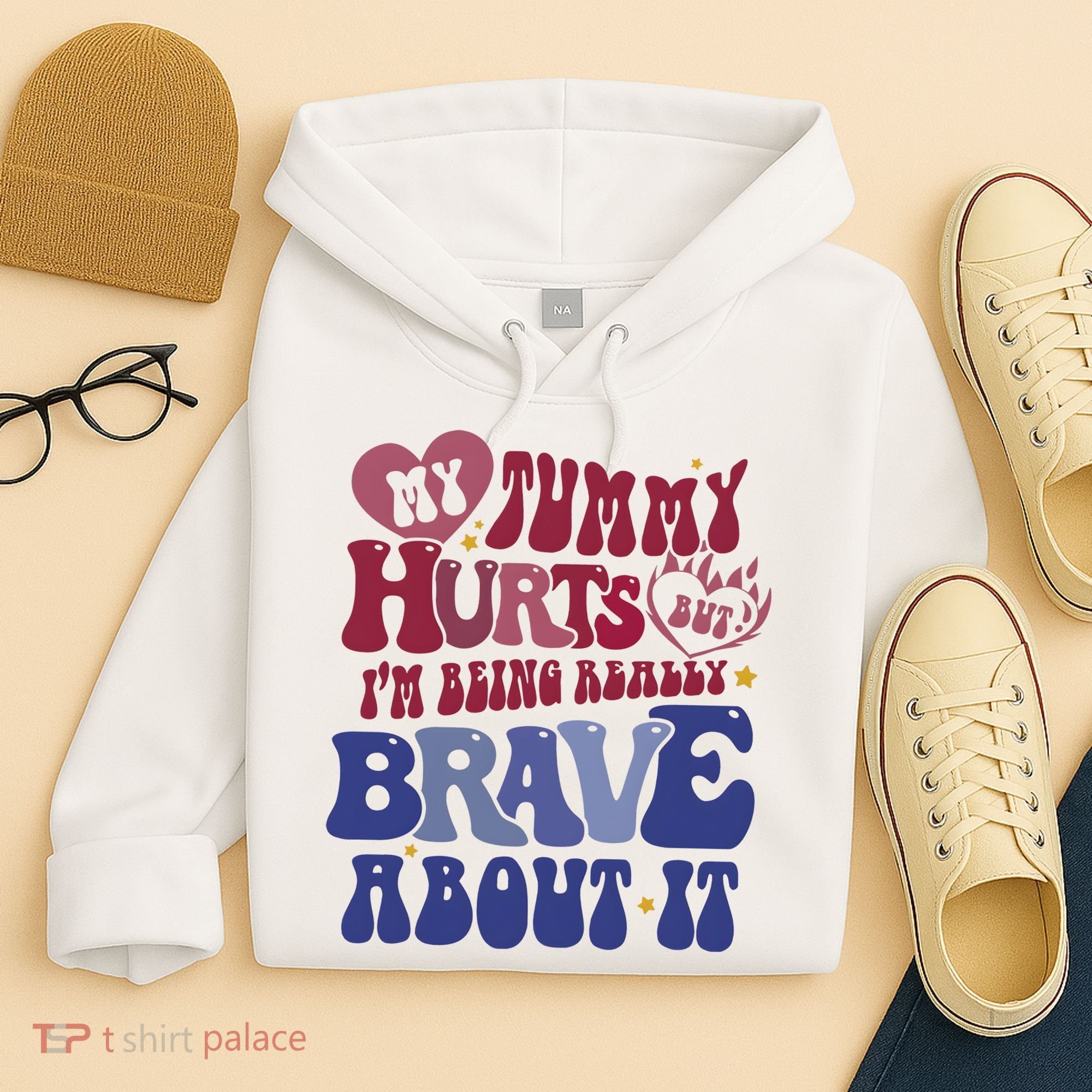 My Tummy Hurts Tummy Ache Survivor Hoodie