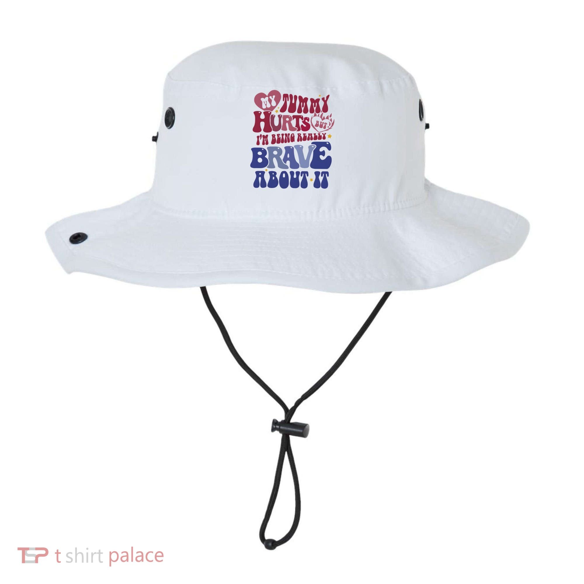 My Tummy Hurts Tummy Ache Survivor Bucket Hat