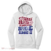 My Tummy Hurts Tummy Ache Survivor Women's Hoodie thumb 0