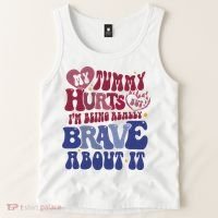 My Tummy Hurts Tummy Ache Survivor Tank Top thumb 2