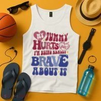 My Tummy Hurts Tummy Ache Survivor Tank Top thumb 4