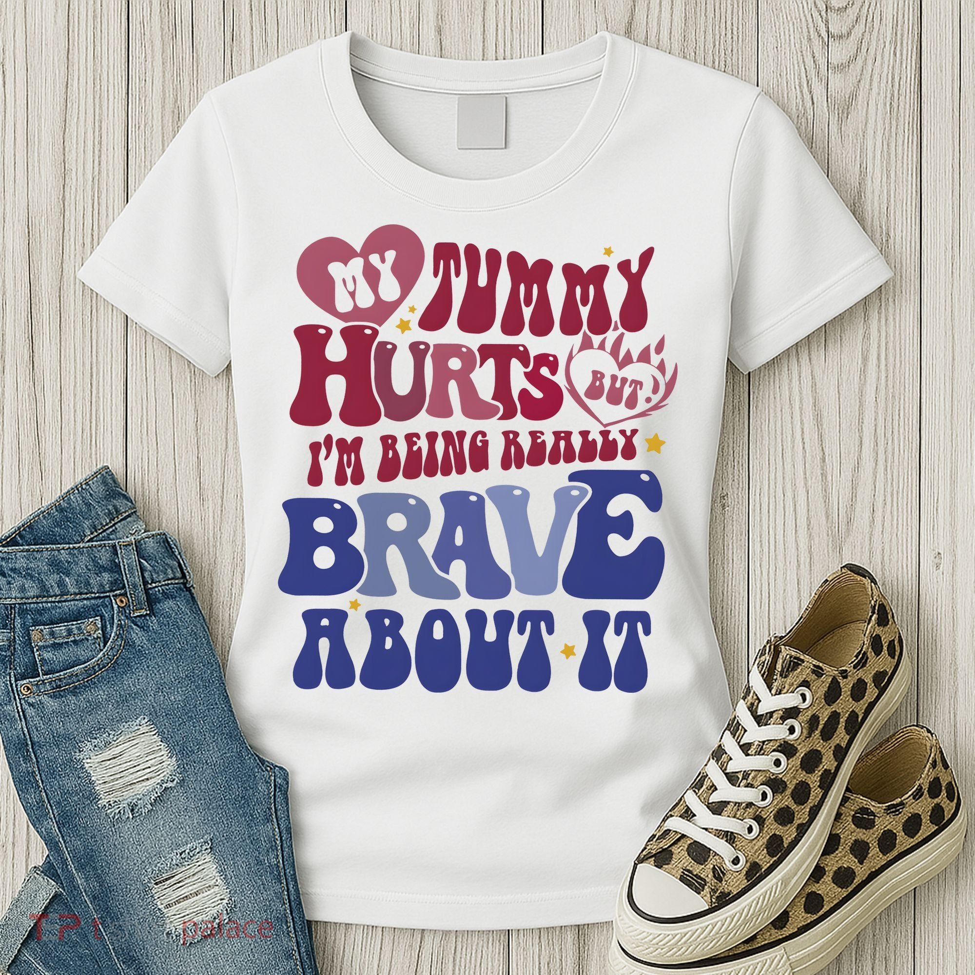 My Tummy Hurts Tummy Ache Survivor Women's T-Shirt