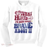 My Tummy Hurts Tummy Ache Survivor Kids Sweatshirt thumb 0