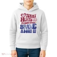 My Tummy Hurts Tummy Ache Survivor Kids Hoodie thumb 4