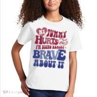 My Tummy Hurts Tummy Ache Survivor Kids T-Shirt thumb 2