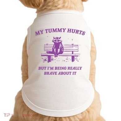 My Tummy Hurts Raccoon Doggie Tank