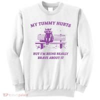 My Tummy Hurts Raccoon Sweatshirt thumb 0