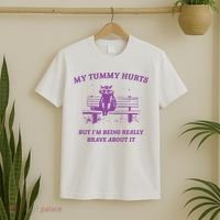 My Tummy Hurts Raccoon T-Shirt thumb 2
