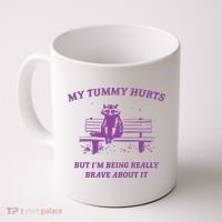 My Tummy Hurts Raccoon Coffee Mug thumb 0