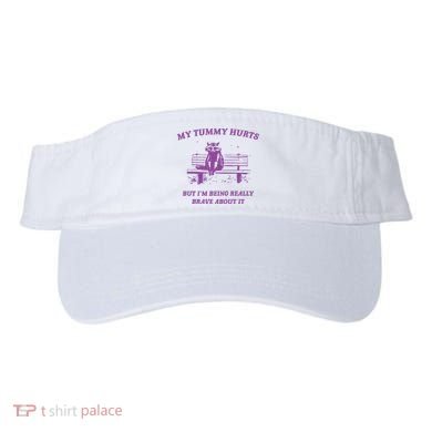 My Tummy Hurts Raccoon Visor