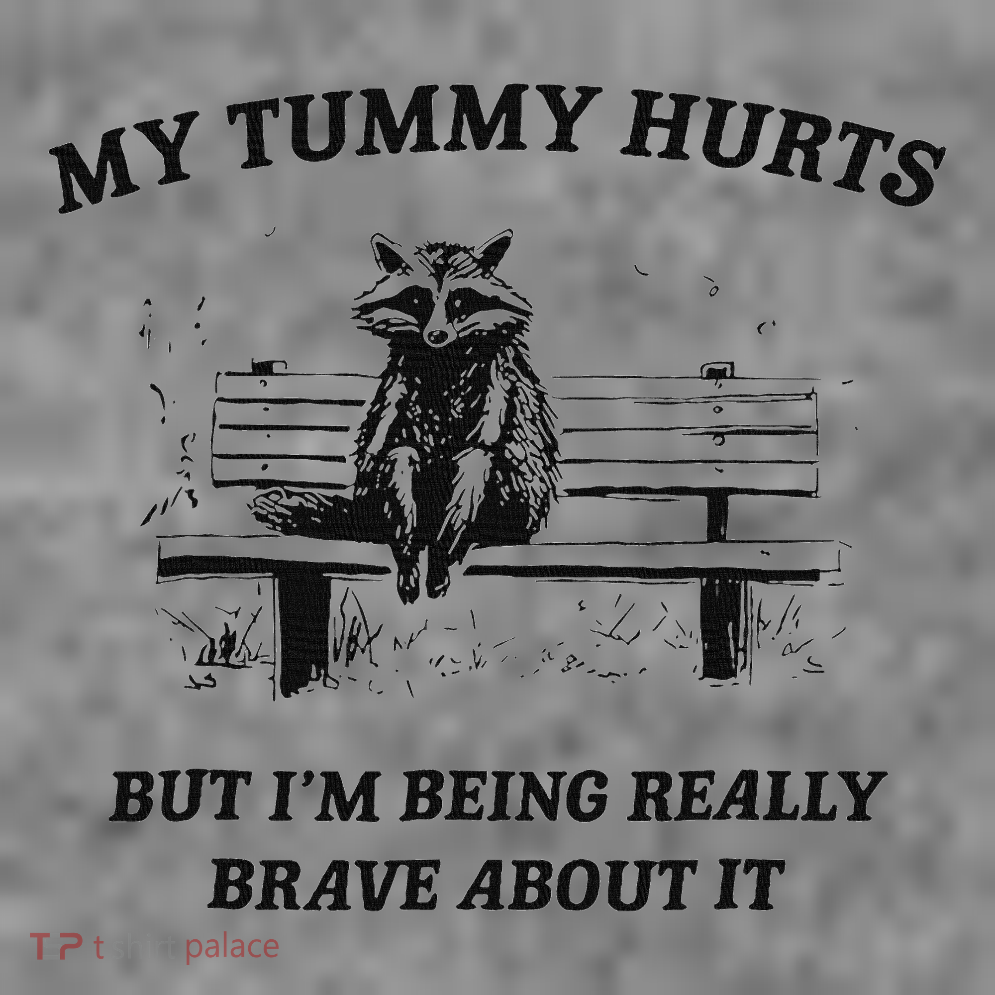 My Tummy Hurts But IM Being Brave About It Toddler Hoodie