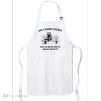 My Tummy Hurts But IM Being Brave About It Apron thumb 0