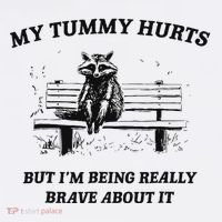 My Tummy Hurts But IM Being Brave About It Mousepad thumb 1