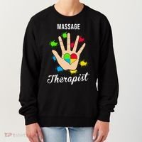 Massage Therapist Handprint Women's Sweatshirt thumb 0