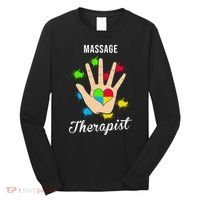 Massage Therapist Handprint Long Sleeve Shirt thumb 0
