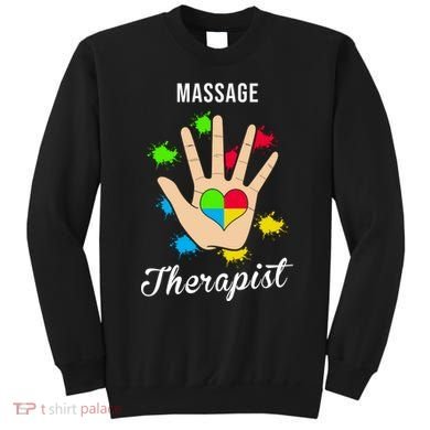Massage Therapist Handprint Sweatshirt