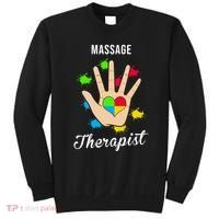 Massage Therapist Handprint Sweatshirt thumb 0