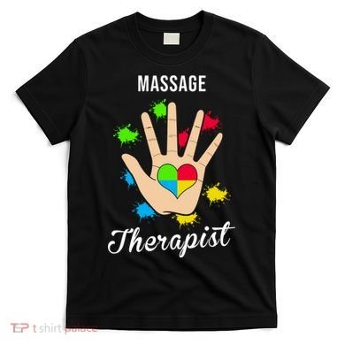 Massage Therapist Handprint T-Shirt