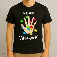 Massage Therapist Handprint T-Shirt thumb 3