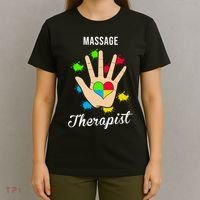Massage Therapist Handprint T-Shirt thumb 4