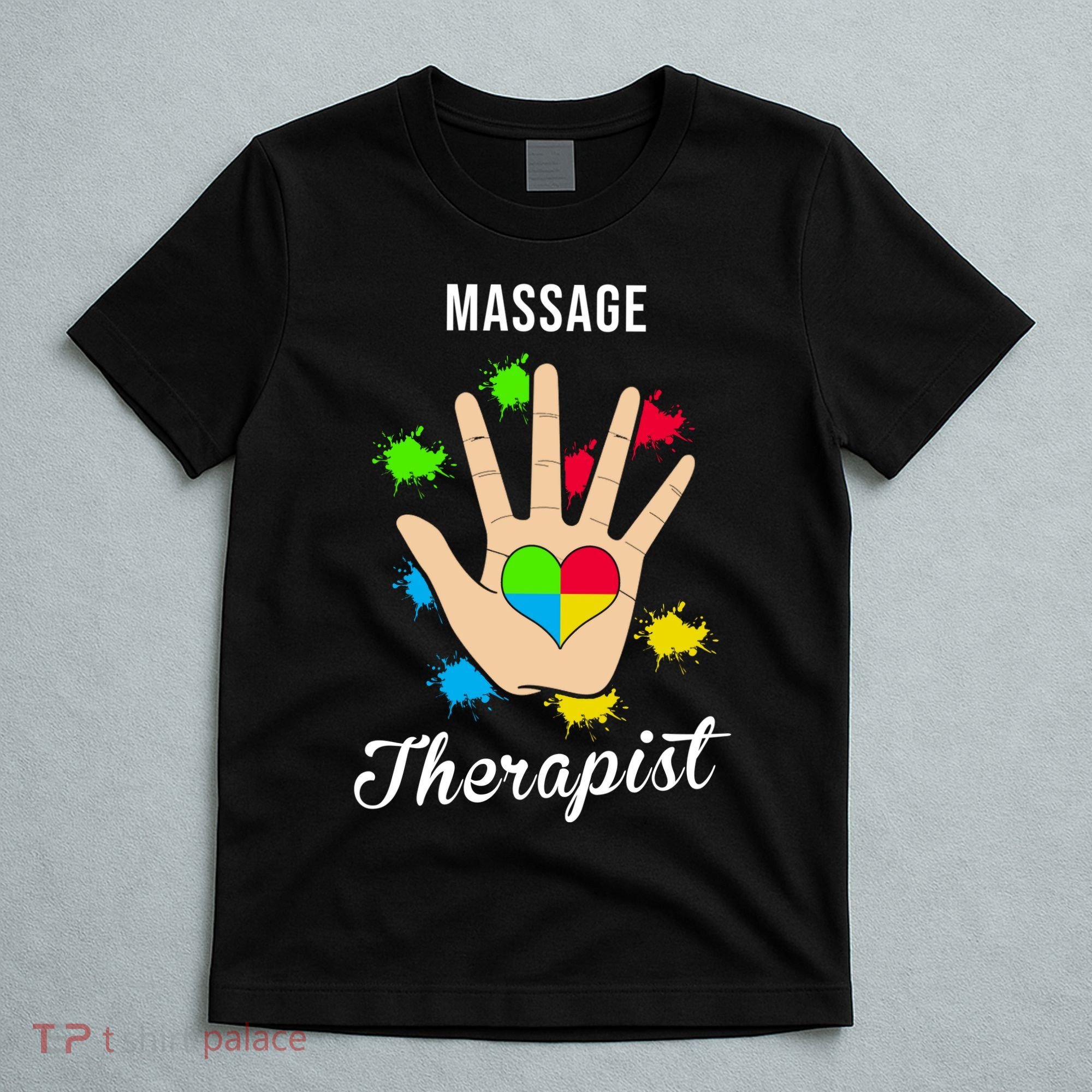 Massage Therapist Handprint T-Shirt
