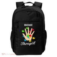 Massage Therapist Handprint Backpack thumb 0