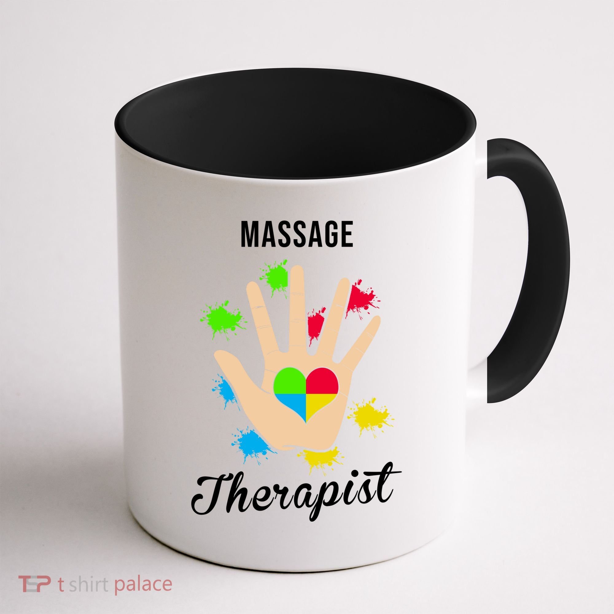 Massage Therapist Handprint Coffee Mug