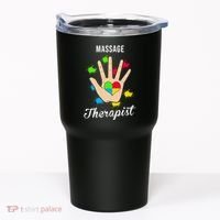 Massage Therapist Handprint Tumbler thumb 0